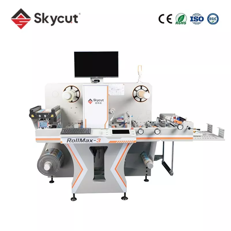 Machine de découpe d'étiquettes numériques